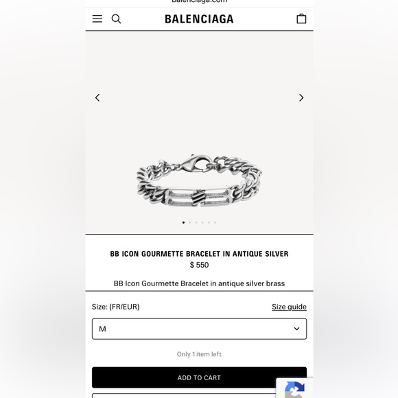 Balenciaga Bracelet - Picture 2 of 8